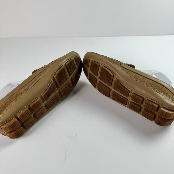 L.L. Bean Suede Moccasin Driving Loafers Mens Size6.5 Brown Moc Toe SlipOn Shoes main image 4
